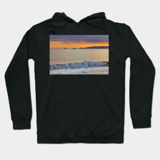 Mumbles Lighthouse across Swansea Bay, Wales Hoodie